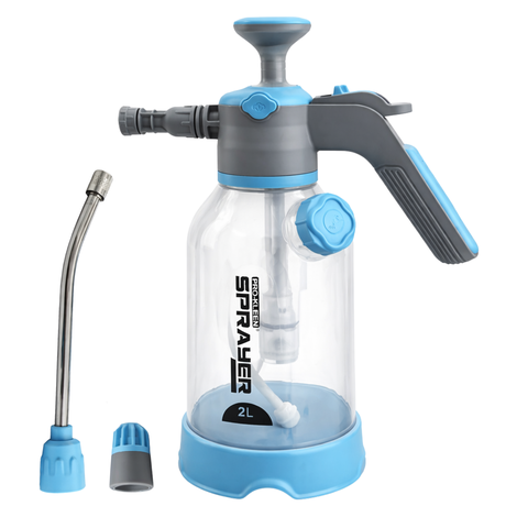 Pro-Kleen 2L Hand Pump Pressure Sprayer Garden Spray Bottle -  Adjustable Nozzles Multi-Purpose Sprayer